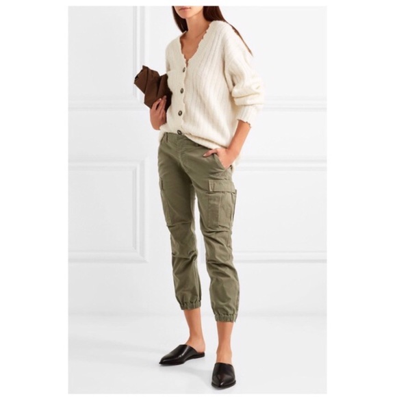 Nili Lotan Pants - NILI LOTAN Cropped French Military Cargo Pant 4